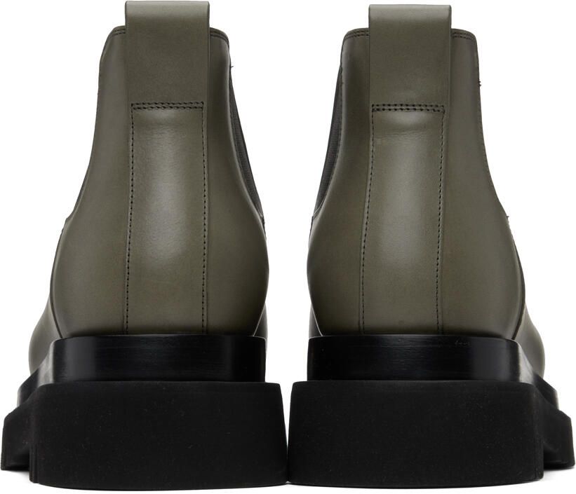 Bottega Veneta Gray Lug Chelsea Boots