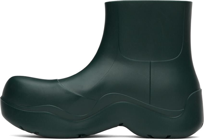 Bottega Veneta Green Puddle Boots - Picture 3