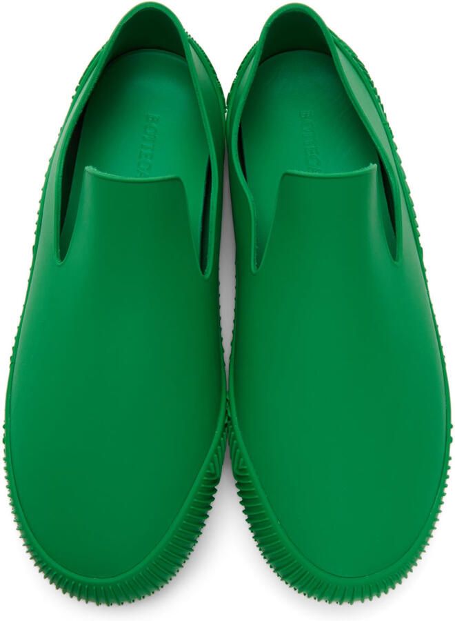 Bottega Veneta Green Rubber Climber Sneakers