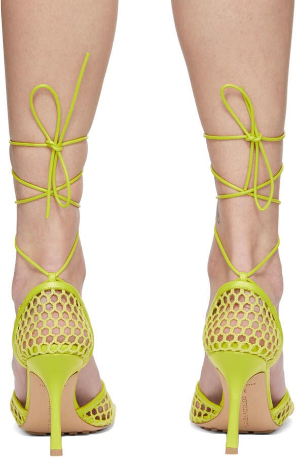 Bottega Veneta Green Stretch Heels
