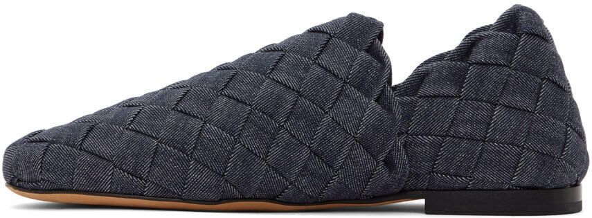 Bottega Veneta Indigo Mattelassé Denim Loafers - Picture 4