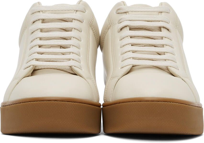 Bottega Veneta Off-White Chunky Platform Sneakers - Picture 3