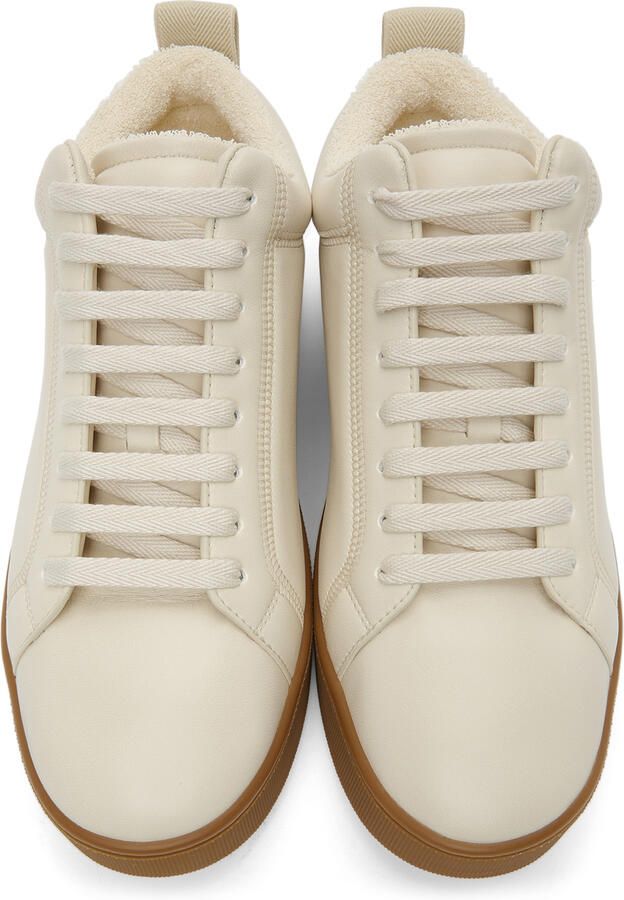 Bottega Veneta Off-White Chunky Platform Sneakers