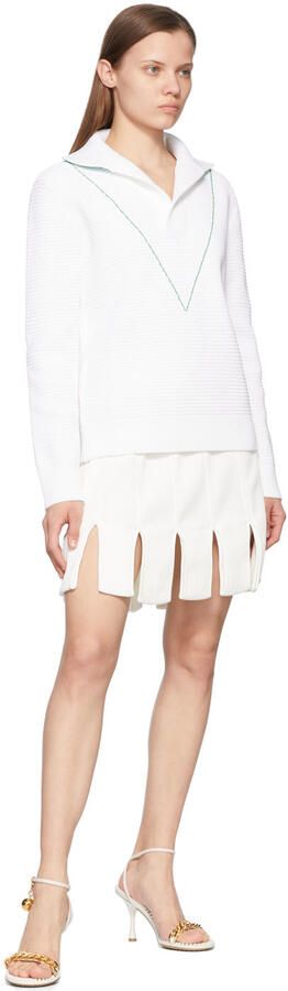 Bottega Veneta Off-White Dot Heeled Sandals - Picture 4