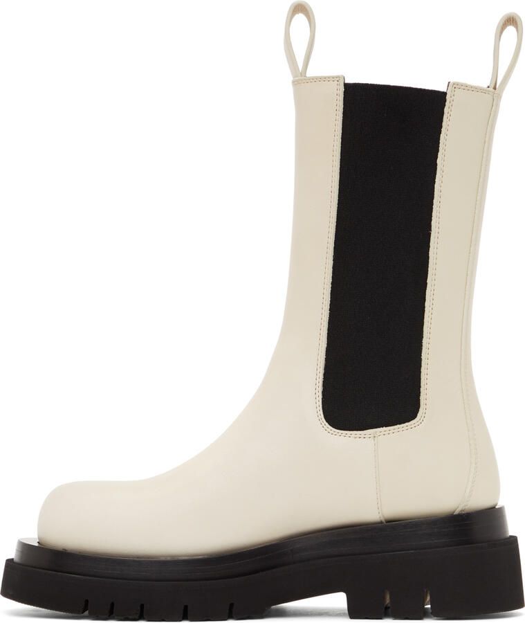 Bottega Veneta Off-White 'The Lug' Boots - Picture 1