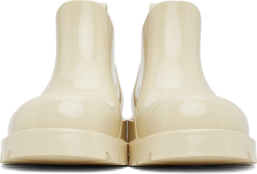 Bottega Veneta Off-White Stride Boots - Picture 3