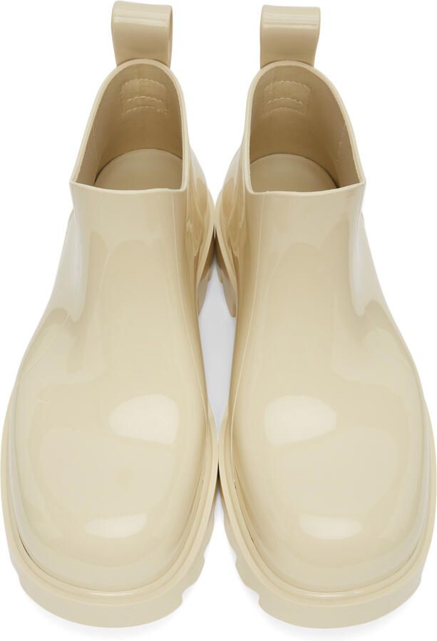 Bottega Veneta Off-White Stride Boots - Picture 2