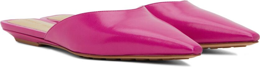 Bottega Veneta Pink Point Slippers - Picture 3