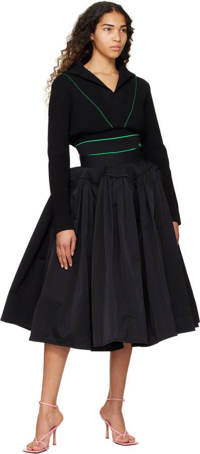 Bottega Veneta Pink Stretch Heeled Sandals - Picture 4