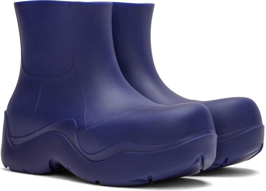 Bottega Veneta Purple Puddle Boots - Picture 2