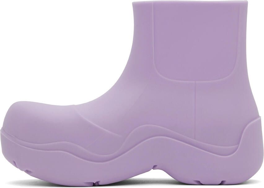Bottega Veneta Purple Puddle Boots - Picture 3