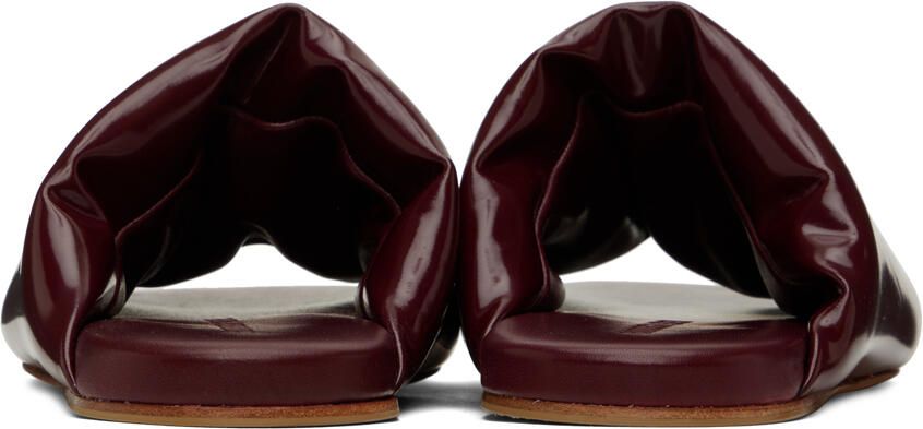 Bottega Veneta Red Cushion Mules