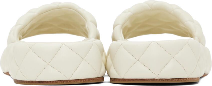 Bottega Veneta White Padded Sandals