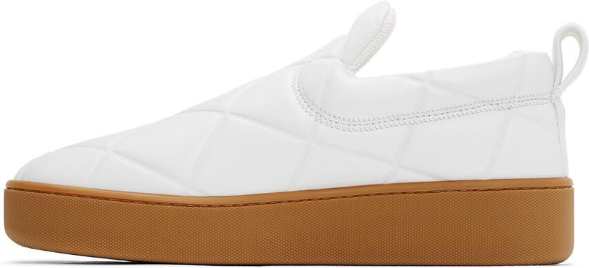 Bottega Veneta White 'The Quilt' Sneakers - Picture 2