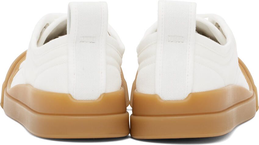 Bottega Veneta White Vulcan Sneakers