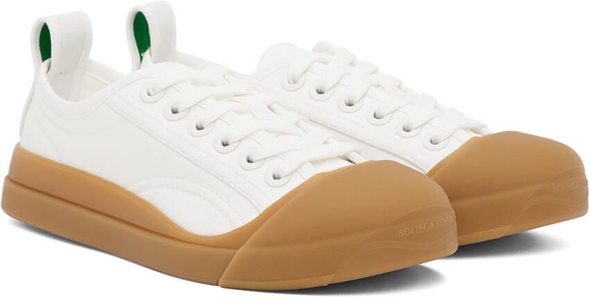 Bottega Veneta White Vulcan Sneakers - Picture 2