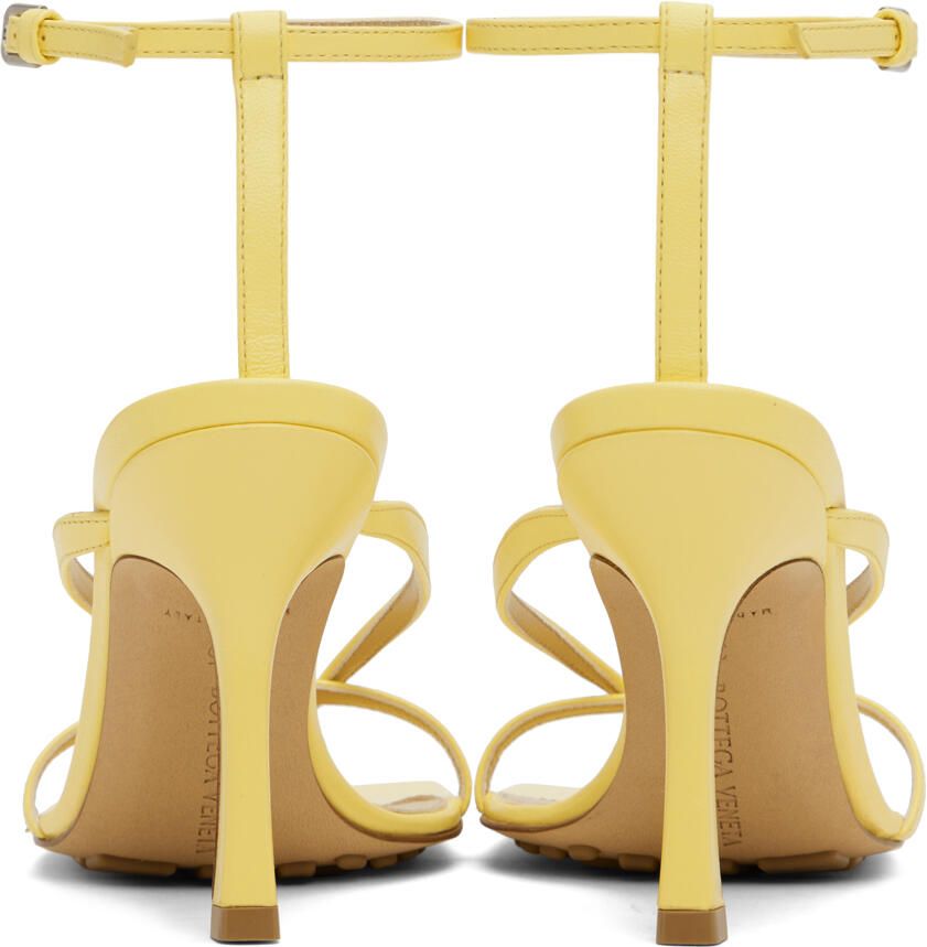 Bottega Veneta Yellow Stretch Sandals