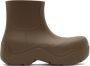 Bottega Veneta Brown Puddle Boots - Thumbnail 1