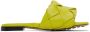 Bottega Veneta Green Intreccio Lido Flat Sandals - Thumbnail 1