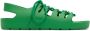 Bottega Veneta Green Jelly Sandals - Thumbnail 1