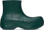 Bottega Veneta Green Matte Puddle Chelsea Boots - Thumbnail 1