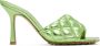 Bottega Veneta Green Padded Heeled Sandals - Thumbnail 1