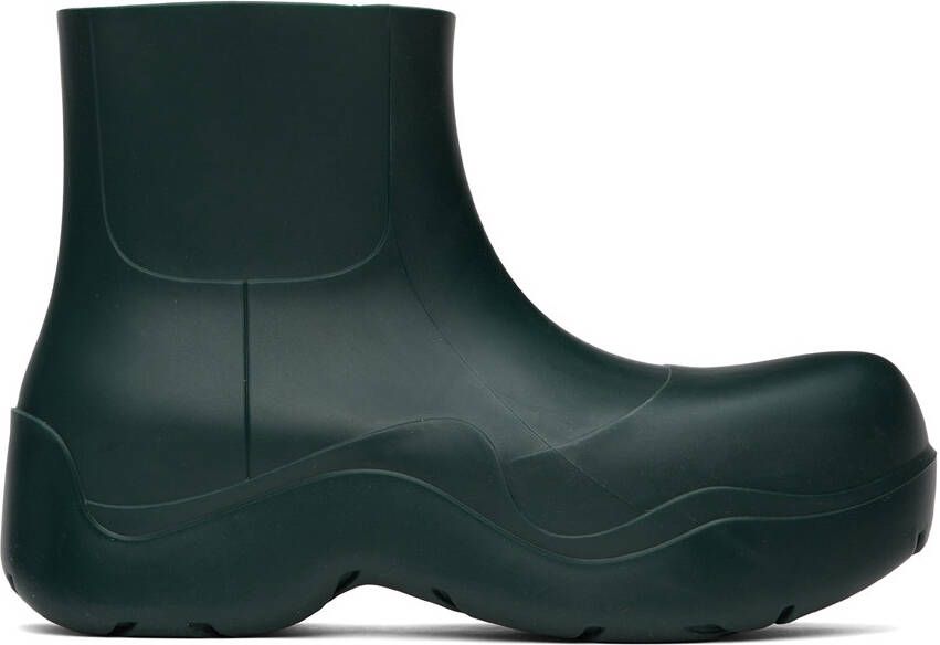 Bottega Veneta Green Puddle Boots