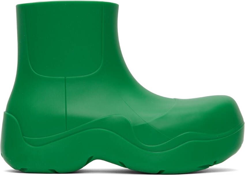 Bottega Veneta Green Puddle Boots