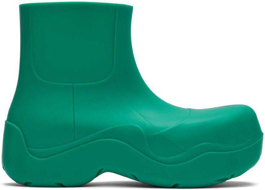 Bottega Veneta Green Puddle Boots