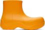 Bottega Veneta Orange Puddle Boots - Thumbnail 1