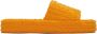 Bottega Veneta Orange Resort Sponge Sandals - Thumbnail 1