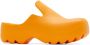 Bottega Veneta Orange Rubber Flash Clogs - Thumbnail 1