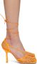 Bottega Veneta Orange Stretch Heels - Thumbnail 1