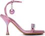 Bottega Veneta Pink Dot Heeled Sandals - Thumbnail 1