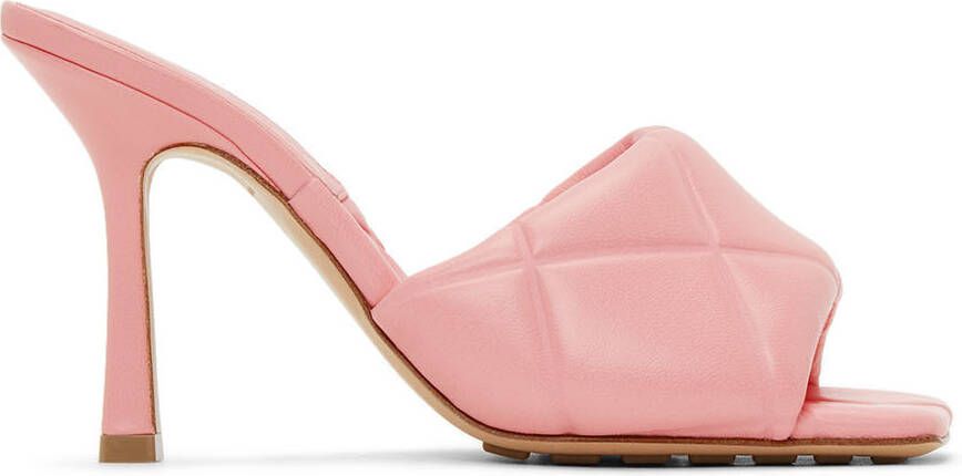 Bottega Veneta Pink Lido Sandals