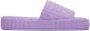 Bottega Veneta Purple Resort Sponge Flat Sandals - Thumbnail 1