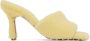 Bottega Veneta Yellow Stretch Heeled Sandals - Thumbnail 1