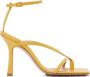 Bottega Veneta Yellow Stretch Heeled Sandals - Thumbnail 1