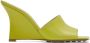 Bottega Veneta Yellow Stretch Wedge Sandals - Thumbnail 1