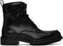 Brioni Black Leather Boots - Thumbnail 1