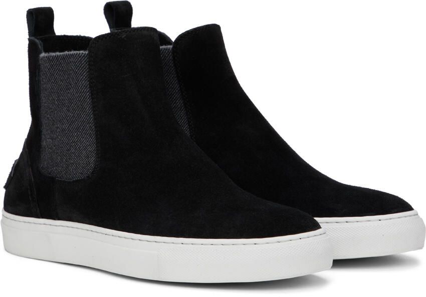 Brioni Black Suede Chelsea Boots - Picture 2