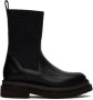 Brunello Cucinelli Black Leather Chelsea Boots - Thumbnail 1