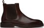 Brunello Cucinelli Brown Natural Chelsea Boots - Thumbnail 1