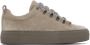 Brunello Cucinelli Taupe Suede Low-Top Sneakers - Thumbnail 1