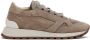Brunello Cucinelli Taupe Suede Sneakers - Thumbnail 1