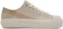 Burberry Beige Cotton Check Low-TopSneakers - Thumbnail 1