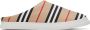 Burberry Beige Icon Stripe Slippers - Thumbnail 1