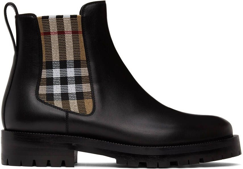 Burberry Black Allostock Ankle Boots