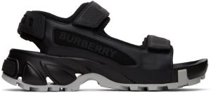 Burberry Black Arthur Sandals