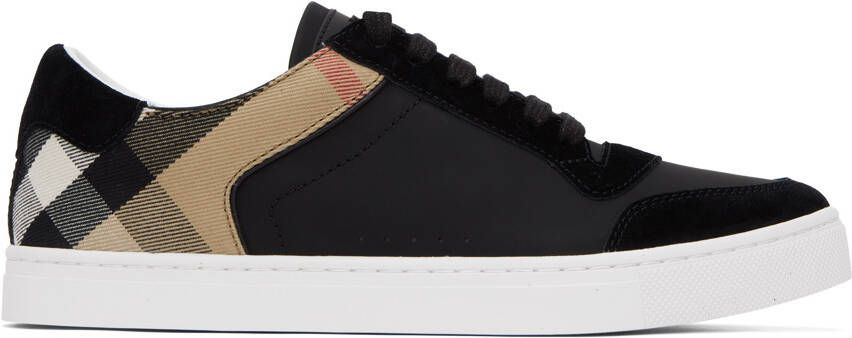 Burberry Black House Check Sneakers